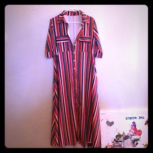 Light colorful summer maxi dress